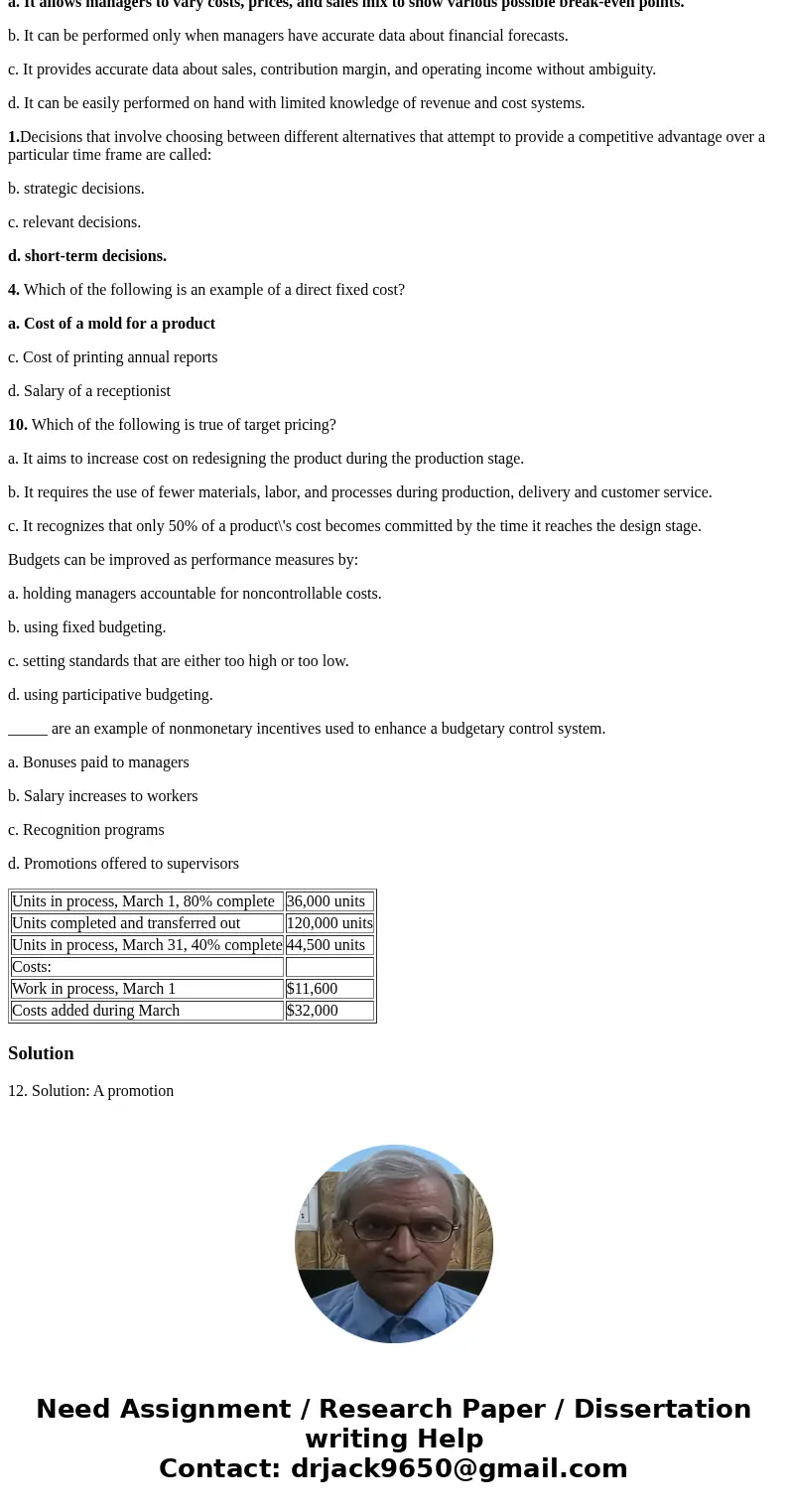 Need Answers and why: 12. _____ is an example of a monetary incentive used to control a manager\'s tendency to shirk and waste resources. a. A recognition progr Need Answers and why: 12. _____ is an example of a monetary incentive used to control a manager\'s tendency to shirk and waste resources. a. A recognition progr