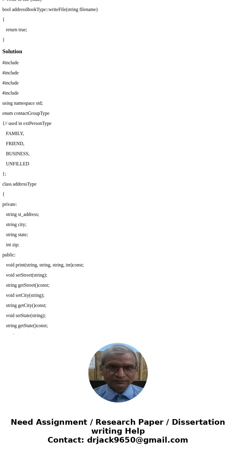 Need help rewriting this code to be stored in a vector object. #include #include #include #include using namespace std; enum contactGroupType {// used in extPer Need help rewriting this code to be stored in a vector object. #include #include #include #include using namespace std; enum contactGroupType {// used in extPer