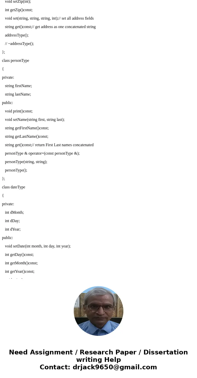 Need help rewriting this code to be stored in a vector object. #include #include #include #include using namespace std; enum contactGroupType {// used in extPer Need help rewriting this code to be stored in a vector object. #include #include #include #include using namespace std; enum contactGroupType {// used in extPer