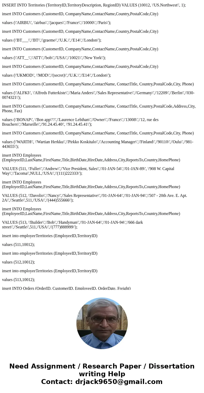 Need help with part 2 Part 2. Sorting; logical operators (and, or) 2.1 I want to get a list of customer in these cities: Berlin, Madrid, London, Bern. Order the Need help with part 2 Part 2. Sorting; logical operators (and, or) 2.1 I want to get a list of customer in these cities: Berlin, Madrid, London, Bern. Order the