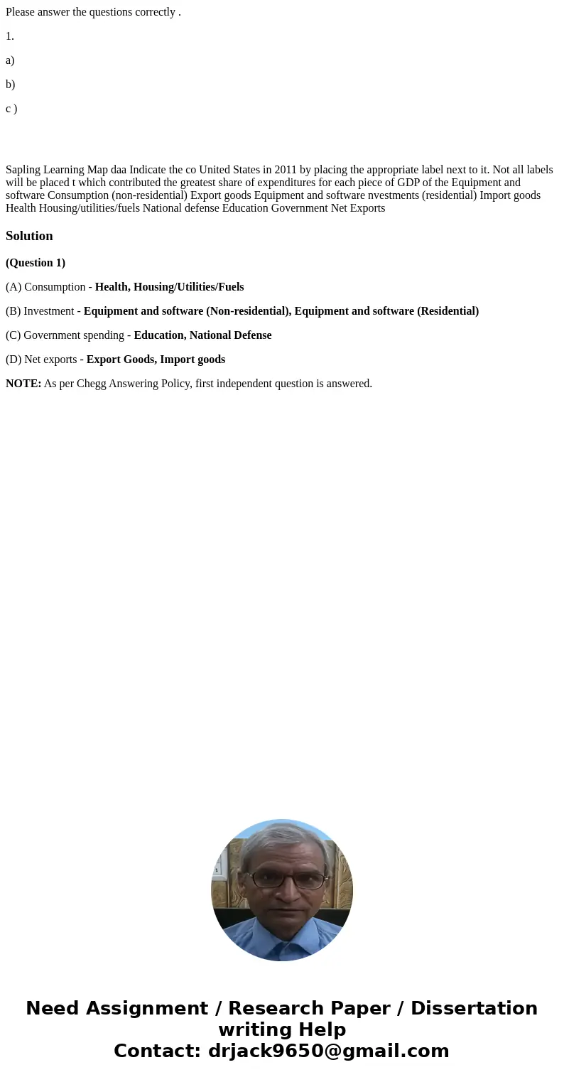 Please answer the questions correctly . 1. a) b) c ) Sapling Learning Map daa Indicate the co United States in 2011 by placing the appropriate label next to it. Please answer the questions correctly . 1. a) b) c ) Sapling Learning Map daa Indicate the co United States in 2011 by placing the appropriate label next to it.