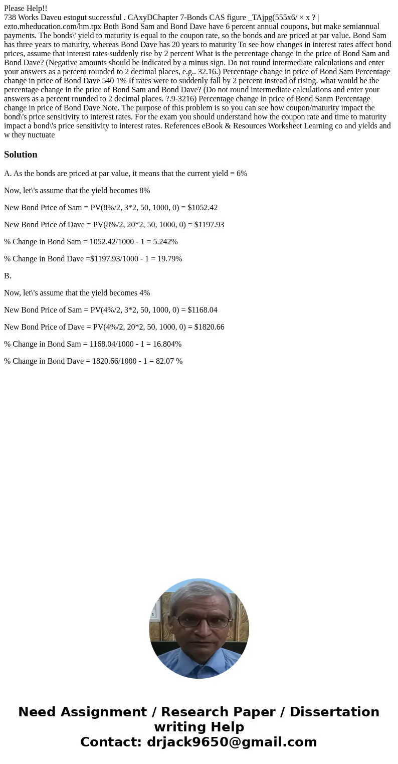 Please Help!! 738 Works Daveu estogut successful . CAxyDChapter 7-Bonds CAS figure _TAjpg(555x6/ × x ? | ezto.mheducation.com/hm.tpx Both Bond Sam and Bond Dave