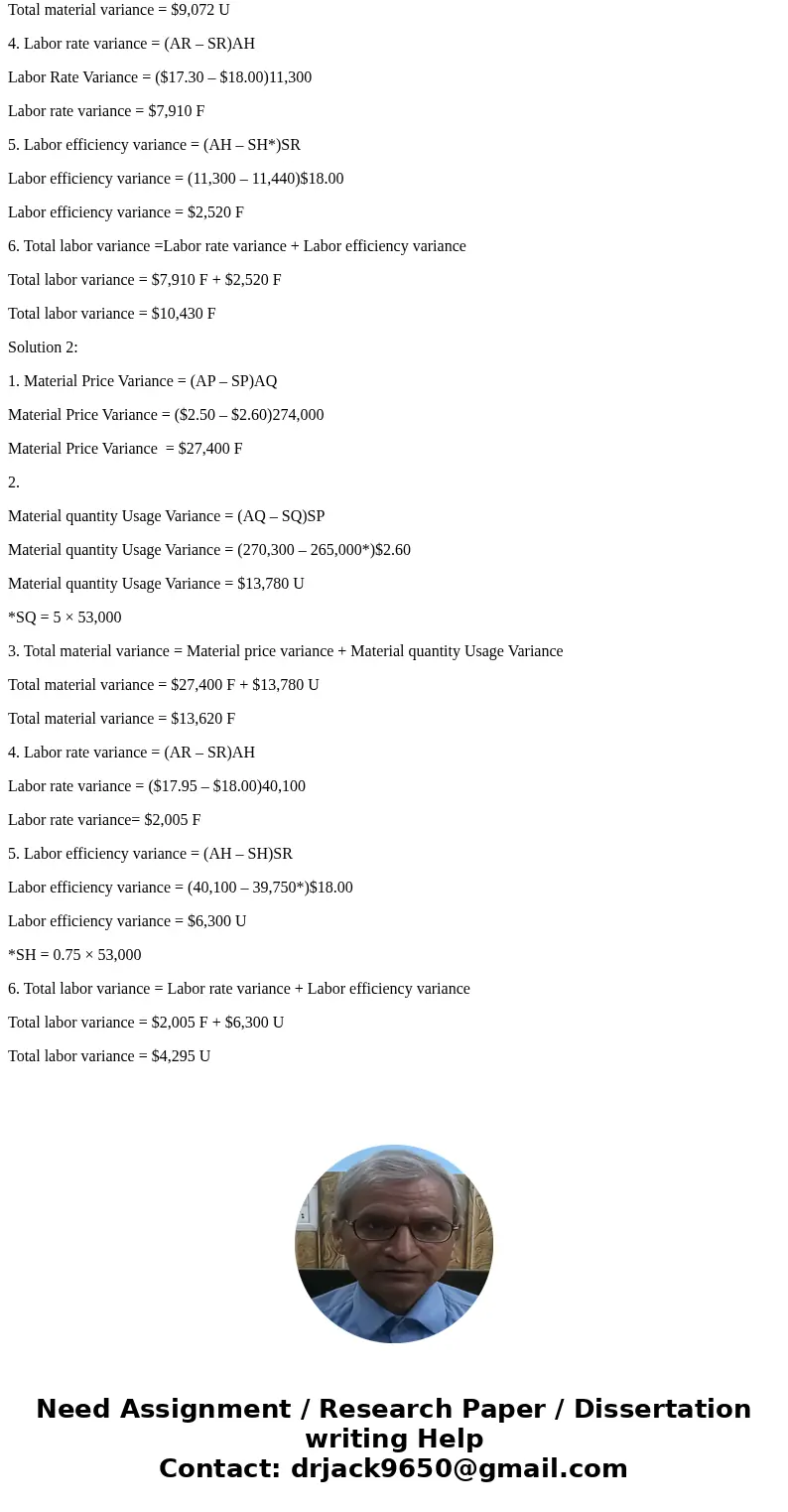 Problem 4 (Supplemental Problem #1)-Compute materials and labor variances Zoller Company produces a dark chocolate candy bar. Recently, the company adopted the  Problem 4 (Supplemental Problem #1)-Compute materials and labor variances Zoller Company produces a dark chocolate candy bar. Recently, the company adopted the