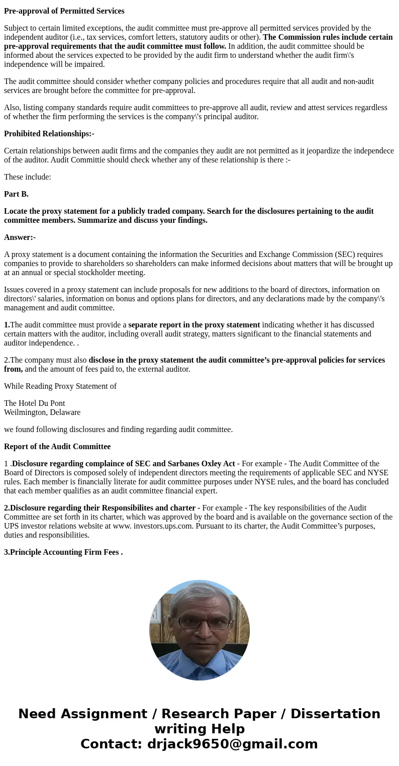 The Sarbanes-Oxley Act mandates that the audit committee of the board of directors of public companies be directly responsible for the appointment, compensatio  The Sarbanes-Oxley Act mandates that the audit committee of the board of directors of public companies be directly responsible for the appointment, compensatio