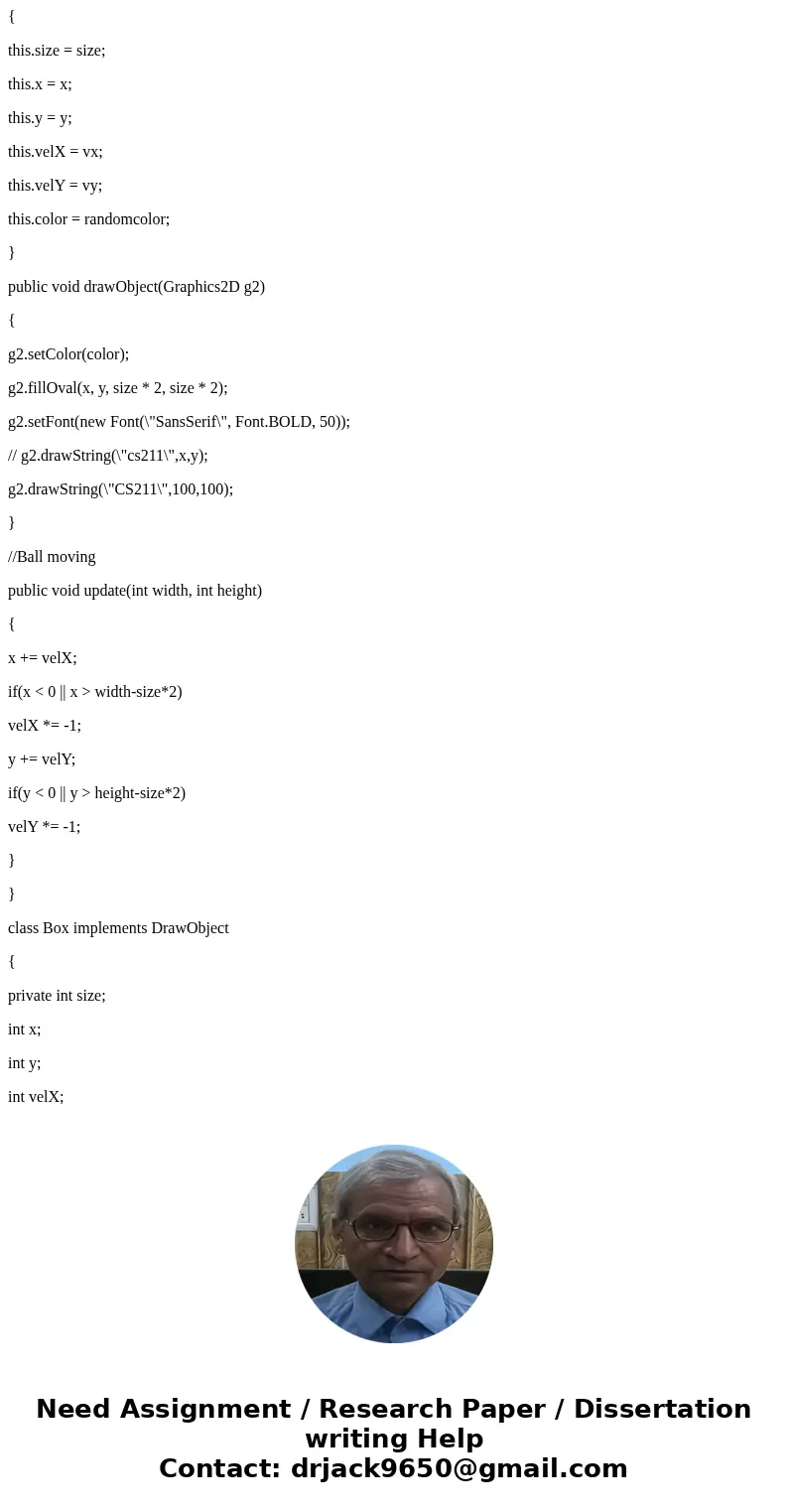 This is Java Programing. Add a shape of oval to BOXBALLOVAL. import java.awt.*; import java.awt.event.*; import java.util.*; import java.util.Timer; import java This is Java Programing. Add a shape of oval to BOXBALLOVAL. import java.awt.*; import java.awt.event.*; import java.util.*; import java.util.Timer; import java
