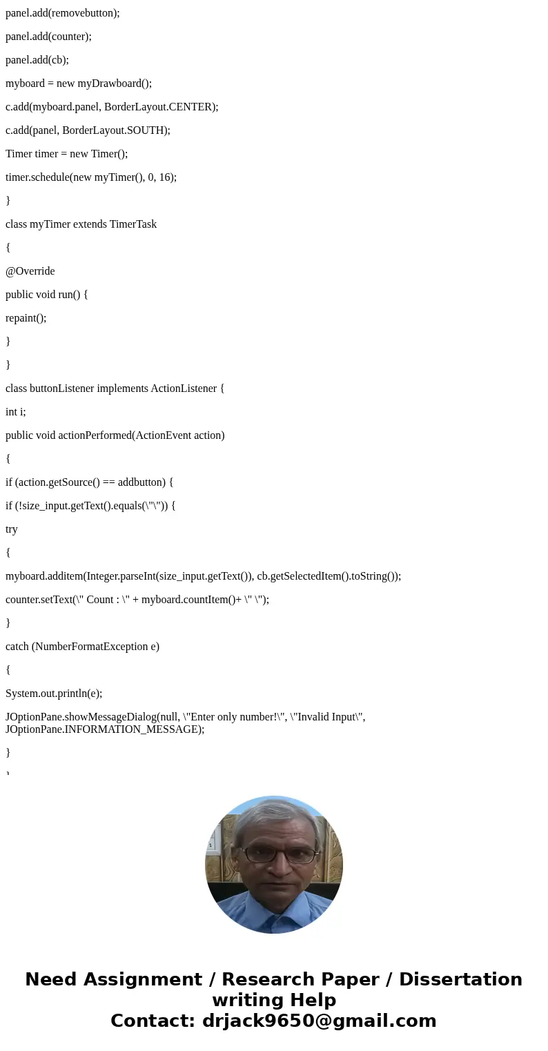 This is Java Programing. Add a shape of oval to BOXBALLOVAL. import java.awt.*; import java.awt.event.*; import java.util.*; import java.util.Timer; import java This is Java Programing. Add a shape of oval to BOXBALLOVAL. import java.awt.*; import java.awt.event.*; import java.util.*; import java.util.Timer; import java