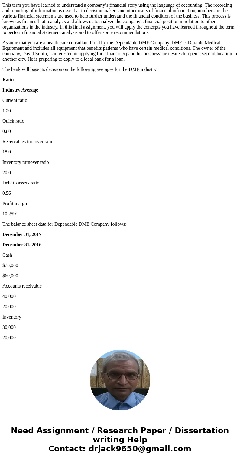 This term you have learned to understand a company’s financial story using the language of accounting. The recording and reporting of information is essential t This term you have learned to understand a company’s financial story using the language of accounting. The recording and reporting of information is essential t