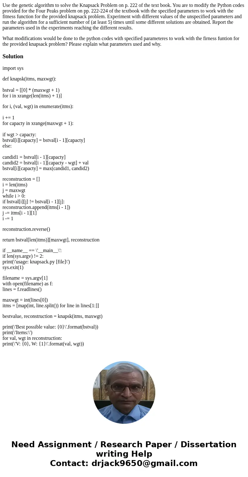 Using book Machine learning - an algorithmic perspectiove second edition , Stephen Marsland Generic algorithm: https://seat.massey.ac.nz/personal/s.r.marsland/C Using book Machine learning - an algorithmic perspectiove second edition , Stephen Marsland Generic algorithm: https://seat.massey.ac.nz/personal/s.r.marsland/C