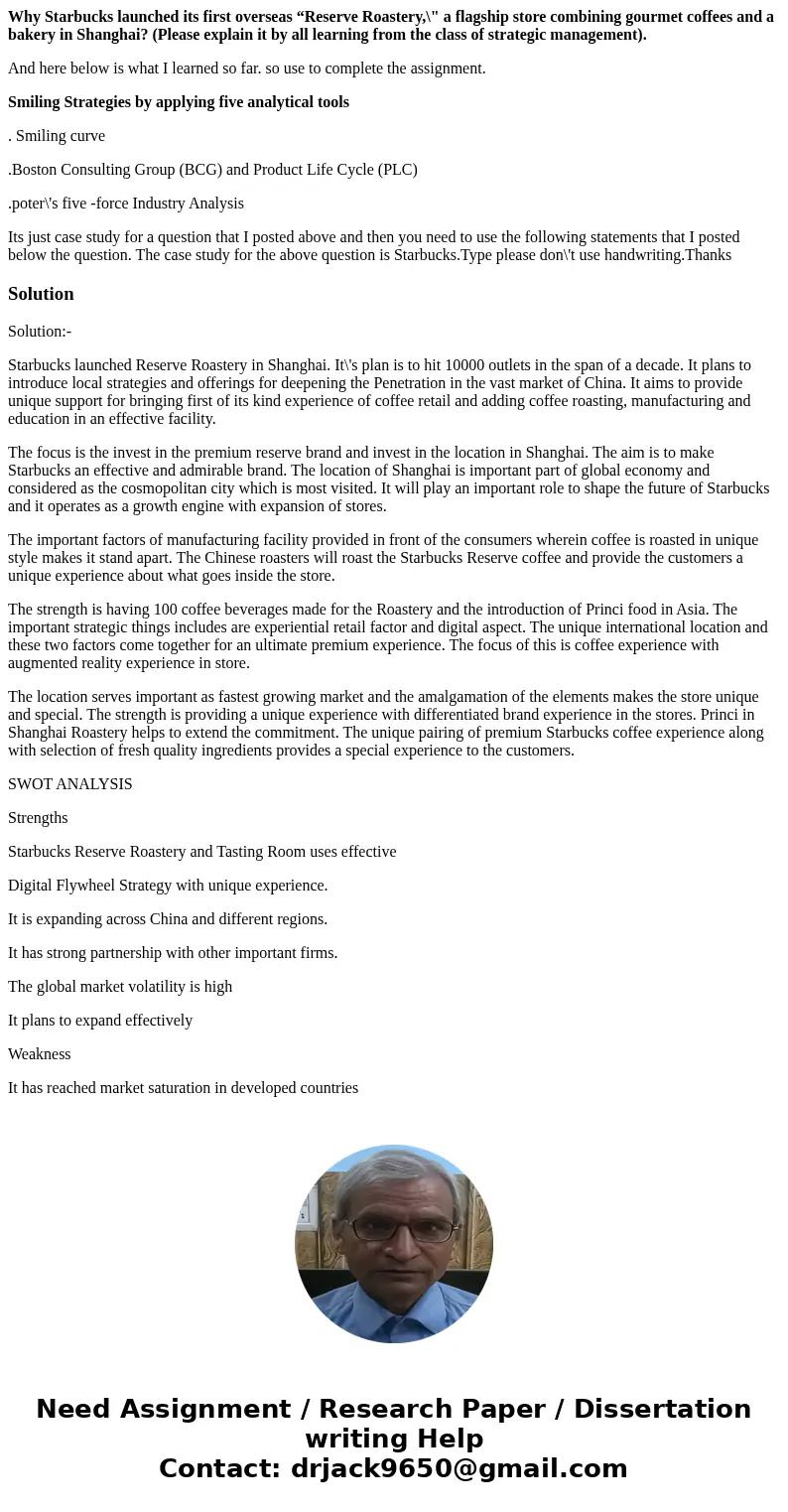 Why Starbucks launched its first overseas “Reserve Roastery,\