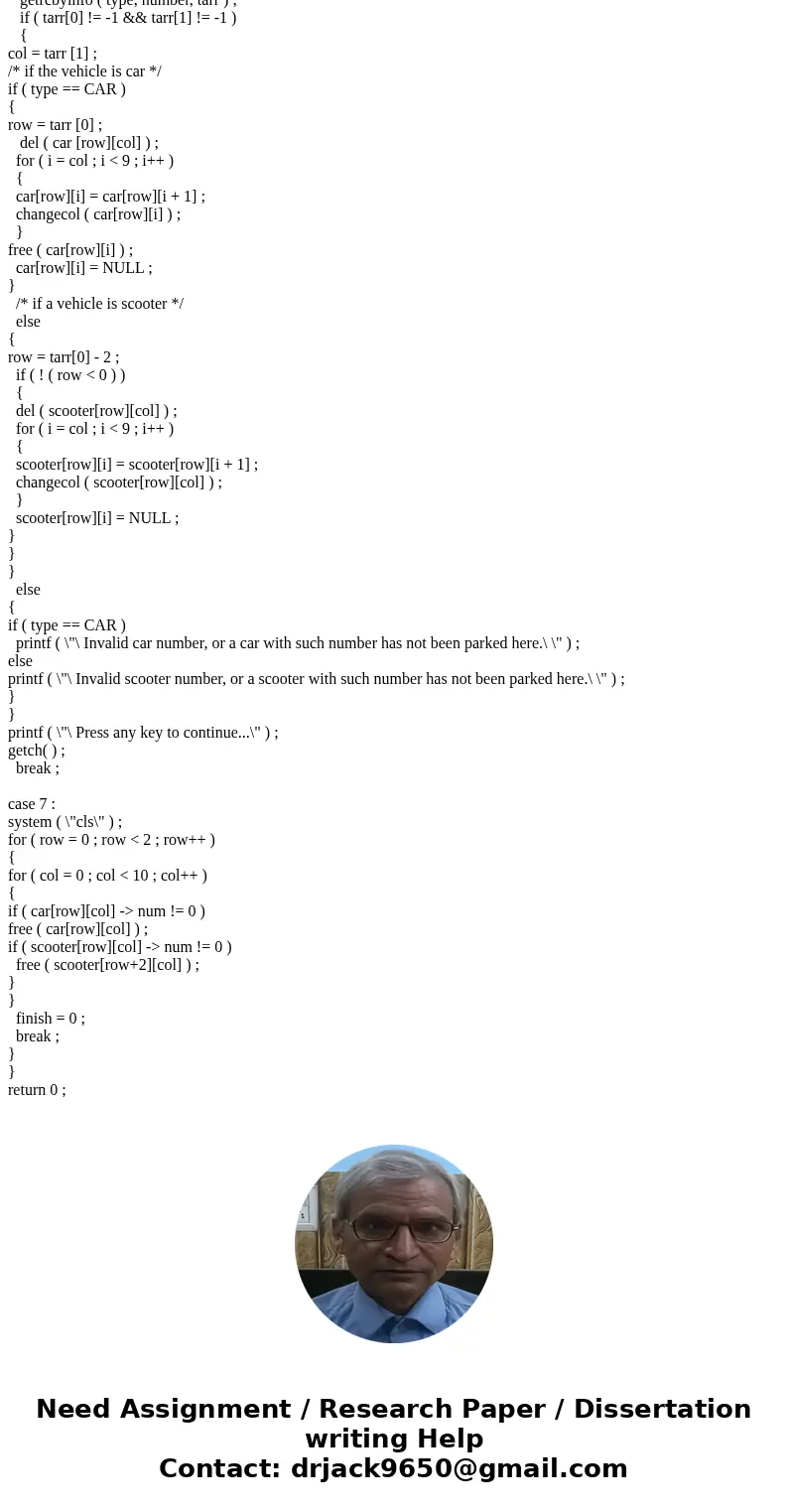 Write a C++ program that has the following specifications: In the menu, 1. Set up the parking lot (This allows you to enter how many levels, rows, columns, and  Write a C++ program that has the following specifications: In the menu, 1. Set up the parking lot (This allows you to enter how many levels, rows, columns, and