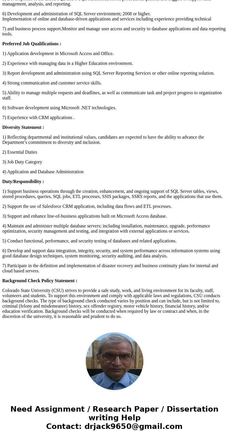 You were recently hired as a database administrator for CSU-Global Campus. During grade reporting, CSG-Global cannot afford to have any downtime. You have been  You were recently hired as a database administrator for CSU-Global Campus. During grade reporting, CSG-Global cannot afford to have any downtime. You have been
