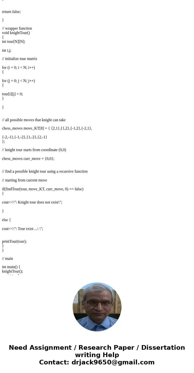 A program that will move the knight around a chessboard. The board is represented by an 8-by-8 double-subscripted array board. Each of the squares is ini- Chapt