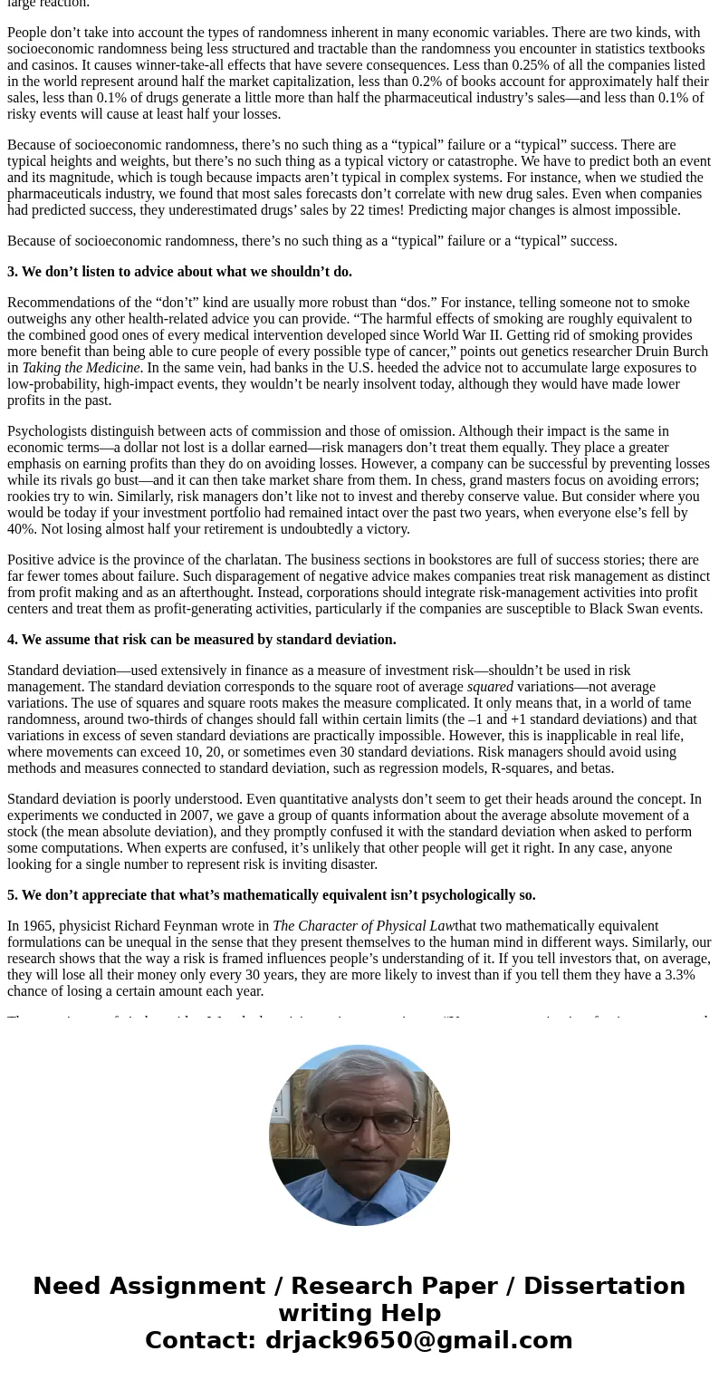 After reading Chapter 3, “Managerial Decision Making”, and other articles (Simon/Cohen/Taleb) on decision making for this week, describe and characterize your p