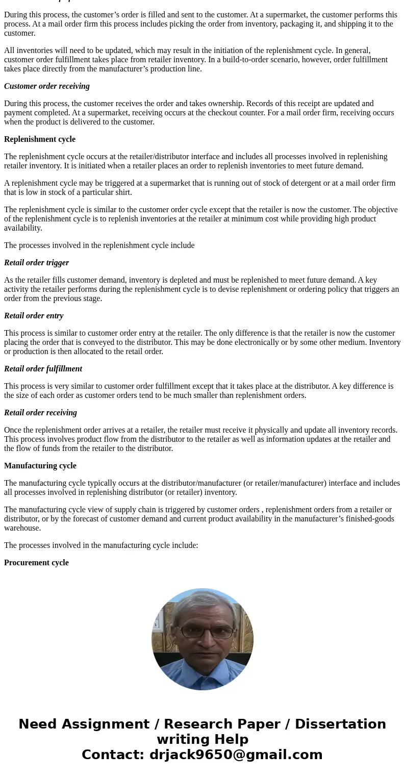  Among those drivers of supply chain performance, which one can improve both supply chain efficiency and supply chain responsibility? There are four cycles in t