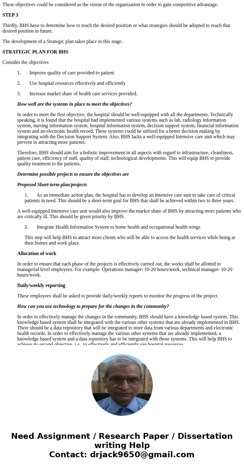  Bayside Health Systems recently added physician offices to their they have not existing systems to these organizations Administration developed the following b