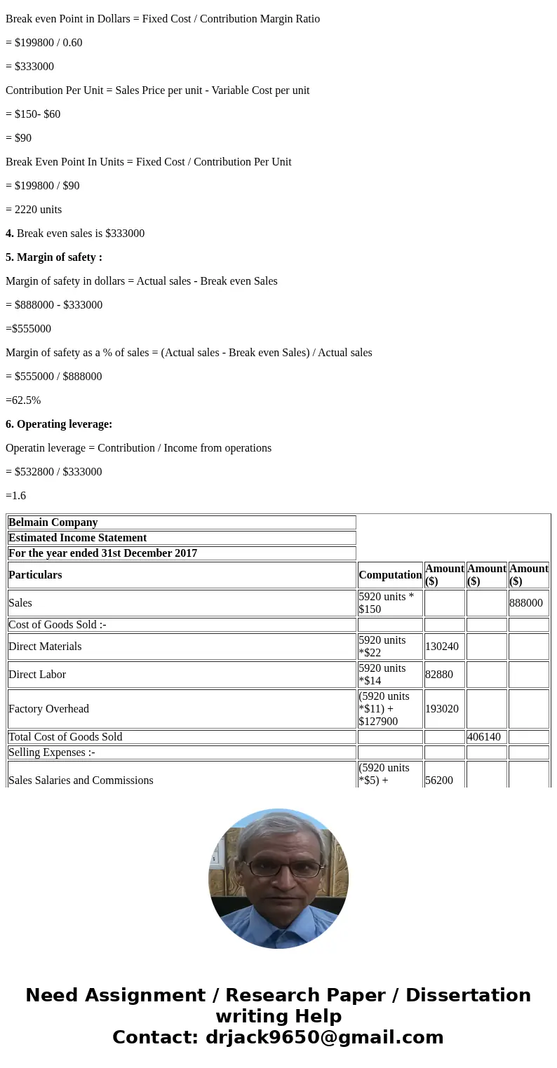 Belmain Co. expects to maintain the same inventories at the end of 20Y7 as at the beginning of the year. The total of all production costs for the year is there