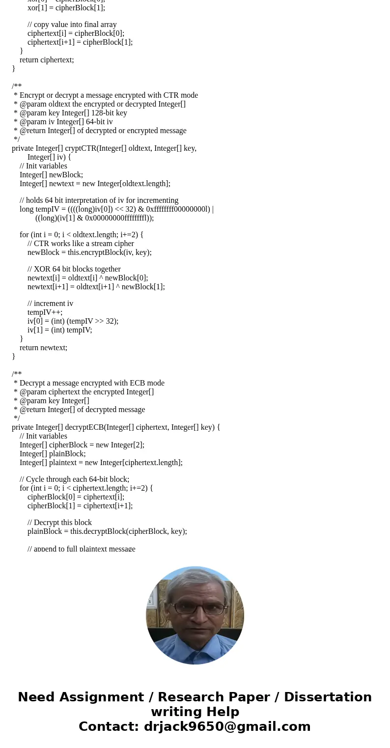 Block encryption: implement the Tiny Encryption Algorithm (TEA) in Java. - Part 1: Use your TEA algorithm to encrypt the 64-bit plaintext block: 0x0123456789ABC Block encryption: implement the Tiny Encryption Algorithm (TEA) in Java. - Part 1: Use your TEA algorithm to encrypt the 64-bit plaintext block: 0x0123456789ABC