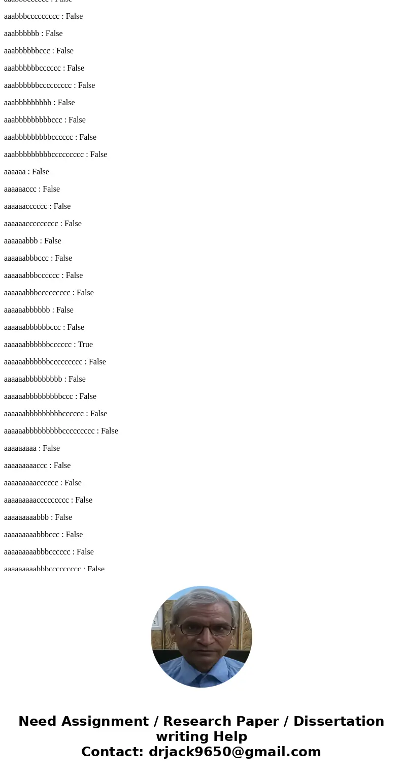 Construct a program (any language) that reads a string of characters from either \'a\' or \'b\' or \'c\' to solve whether the string of input is a member of...  Construct a program (any language) that reads a string of characters from either \'a\' or \'b\' or \'c\' to solve whether the string of input is a member of...