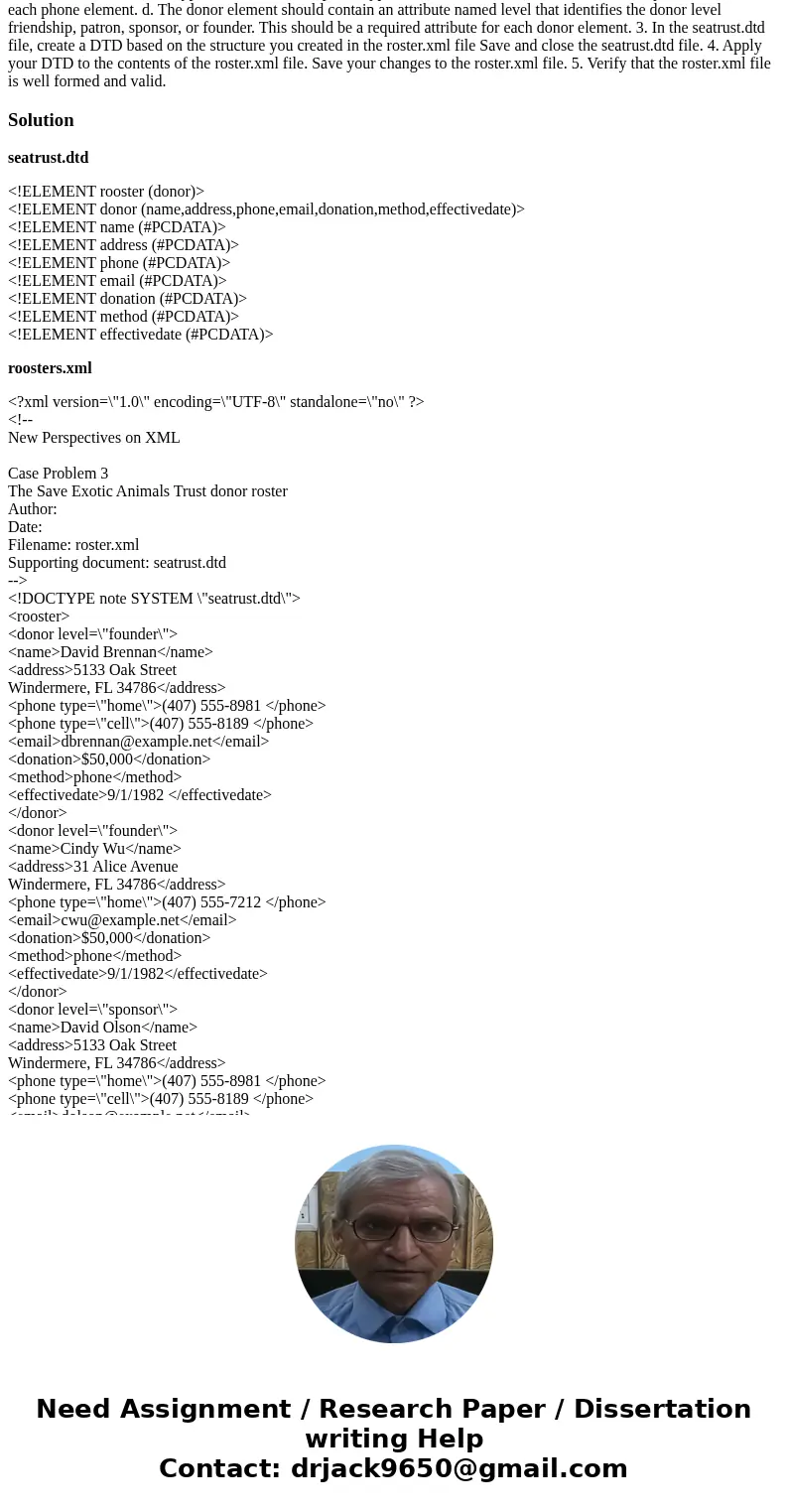 //donors.txt Founding Circle Donors =================== David Brennan 5133 Oak Street Windermere, FL 34786 (407) 555-8981 home (407) 555-8189 cell dbrennan@exam //donors.txt Founding Circle Donors =================== David Brennan 5133 Oak Street Windermere, FL 34786 (407) 555-8981 home (407) 555-8189 cell dbrennan@exam