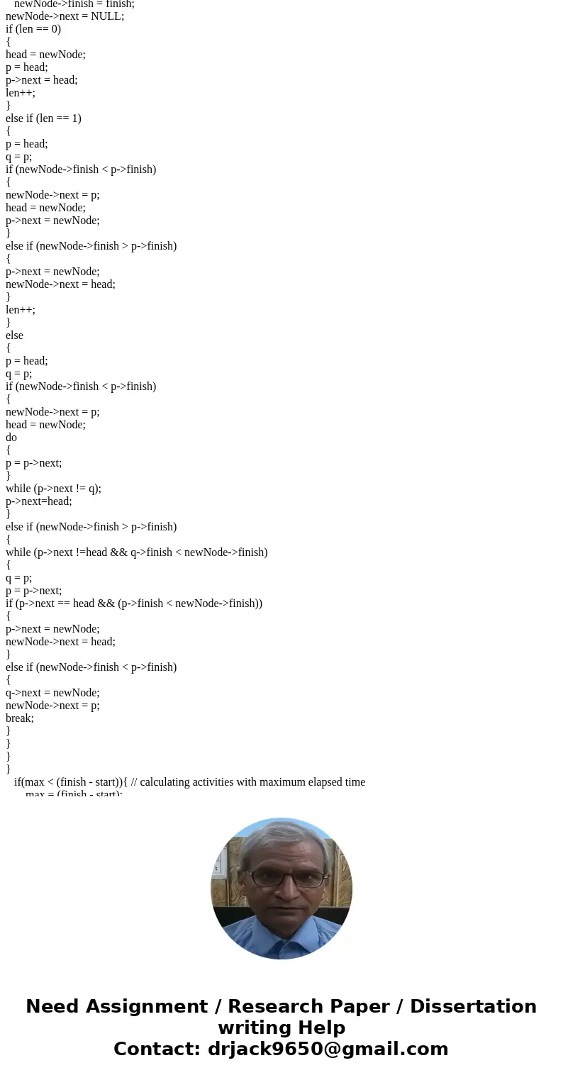 Edit: The max number of activities is arbitrary. As written in question; program should ask us to input the id of activities unless a negative number is entered