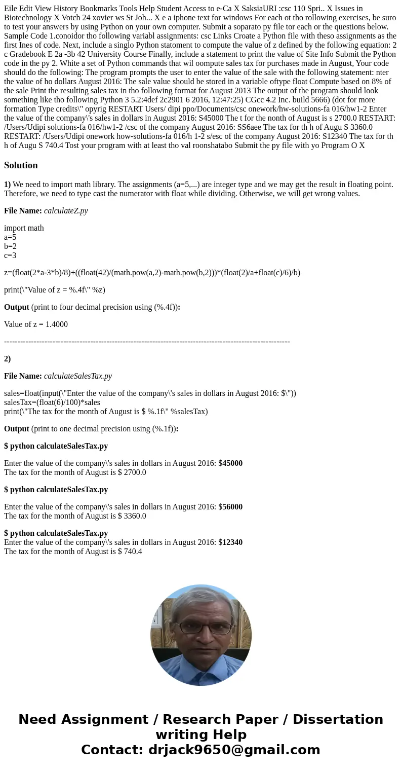 Eile Edit View History Bookmarks Tools Help Student Access to e-Ca X SaksiaURI :csc 110 Spri.. X Issues in Biotechnology X Votch 24 xovier ws St Joh... X e a i