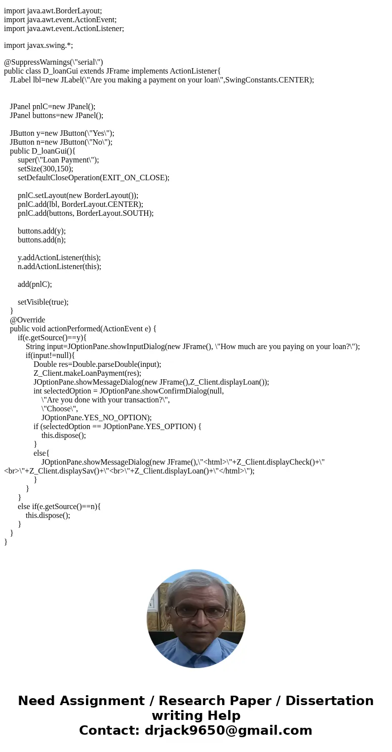 For the loan payments, the user is to choose whether the loan is for a mortgage, a student loan, an auto loan, or a personal loan. For Mortgage: assume $250,000