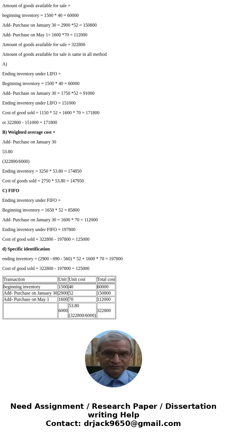  Gladstone Company tracks the number of units purchased and sold throughout each accounting period but applies its inventory costing method at the end of each p
