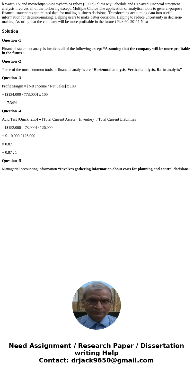 h Watch TV and moviehttps/www.myherb M Inbox (5,717)- alicia My Schedule and Cr Saved Financial statement analysis involves all of the following except: Multip  h Watch TV and moviehttps/www.myherb M Inbox (5,717)- alicia My Schedule and Cr Saved Financial statement analysis involves all of the following except: Multip