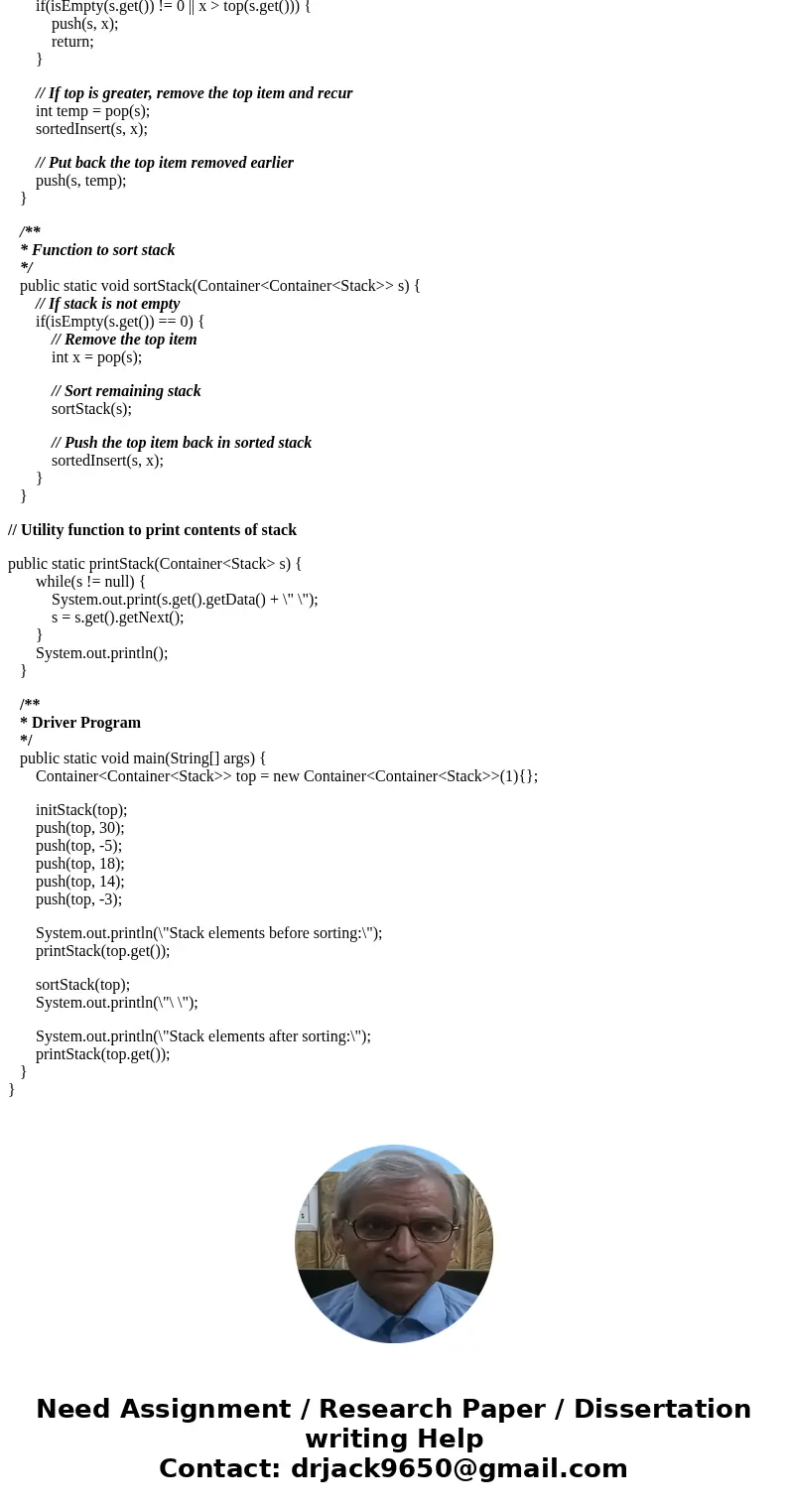 I have a stack in Java populated with integers. I\'m trying to compare the elements in the stack to determine which is the largest. Basically, I enter the eleme I have a stack in Java populated with integers. I\'m trying to compare the elements in the stack to determine which is the largest. Basically, I enter the eleme
