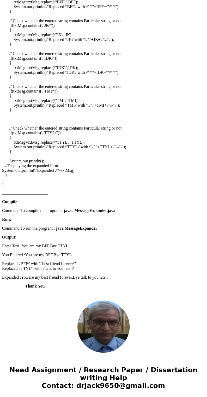 I need ths code to run as an if-else statement. No shortcuts what so ever and please ensure the spacing is correct. Please help I am not getting this to compile I need ths code to run as an if-else statement. No shortcuts what so ever and please ensure the spacing is correct. Please help I am not getting this to compile