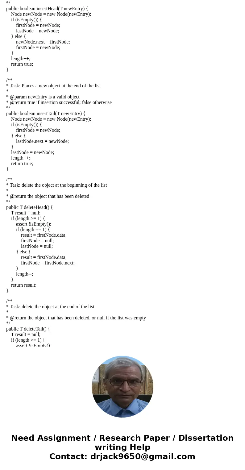 Implement the interface you wrote for Lab B (EntryWayListInterface). As a reminder, EntryWayListInterface allows the user to access to list elements only throug