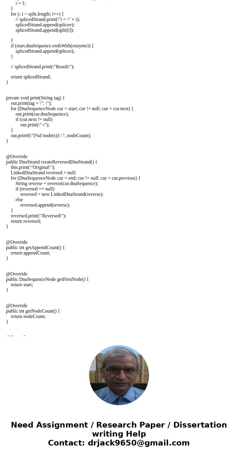 In this assignment, you will be developing code to investigate two important topics in genetics - restriction enzymes and DNA splicing. The Khan Academy has a s