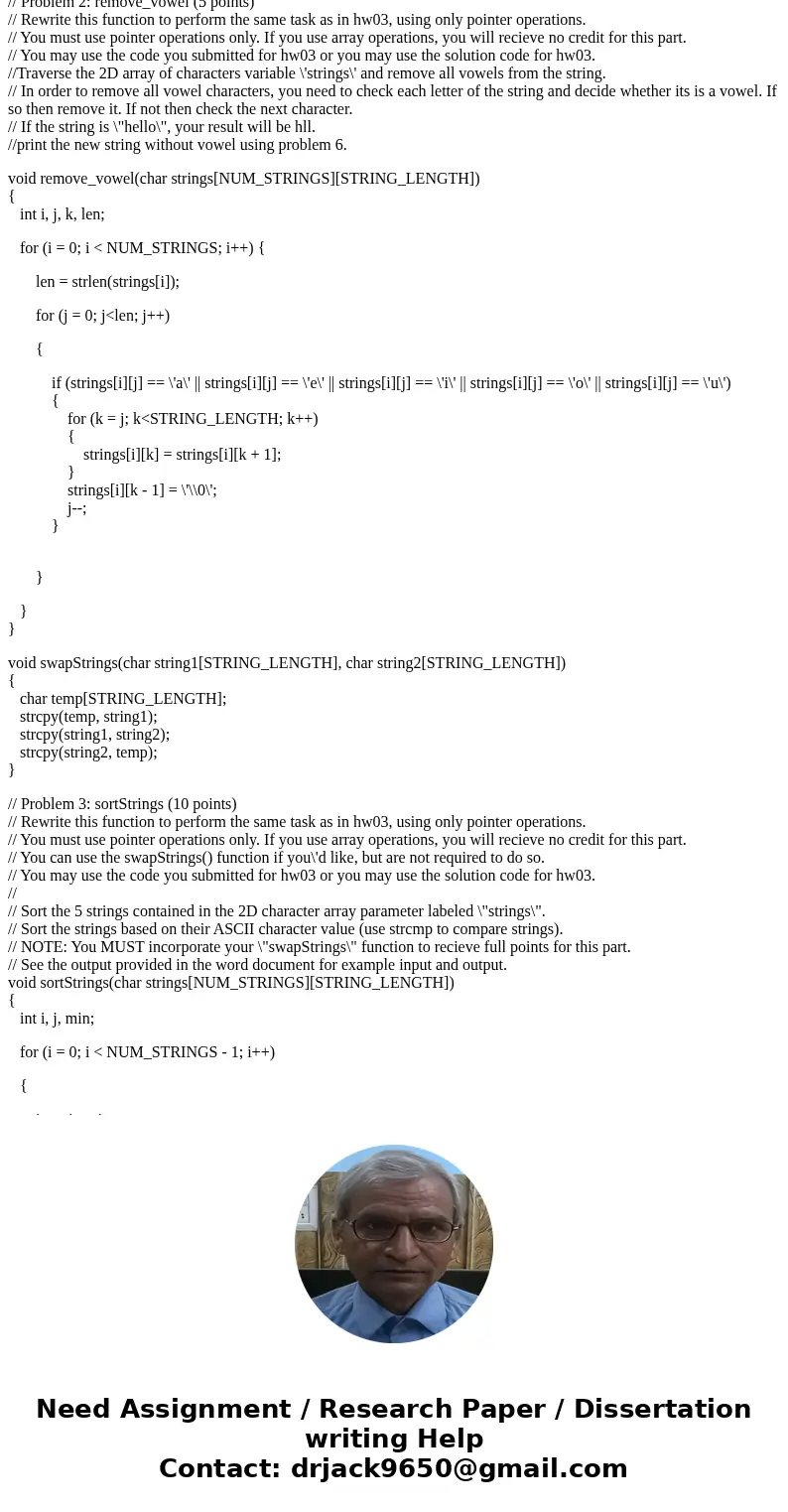 #include <stdio.h> #include <string.h> // Read before you start: // Do not modify any part of this program that you are given. Doing so may cause yo #include <stdio.h> #include <string.h> // Read before you start: // Do not modify any part of this program that you are given. Doing so may cause yo