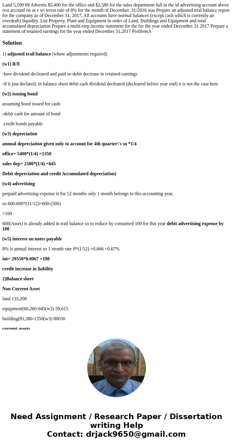 Land 5,100 69 Advertis $5,400 for the office and $2,580 for the sales department full in the id advertising account above rest accrued on ut e wi terest rate o  Land 5,100 69 Advertis $5,400 for the office and $2,580 for the sales department full in the id advertising account above rest accrued on ut e wi terest rate o