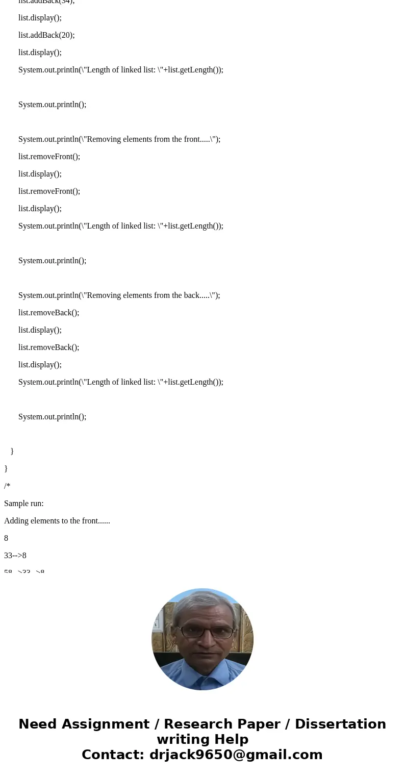 Netbeans - Java 1- Write a Stack class. This class should use your LinkedList class. Your stack should hold integers. It must contain the following methods: Sta Netbeans - Java 1- Write a Stack class. This class should use your LinkedList class. Your stack should hold integers. It must contain the following methods: Sta