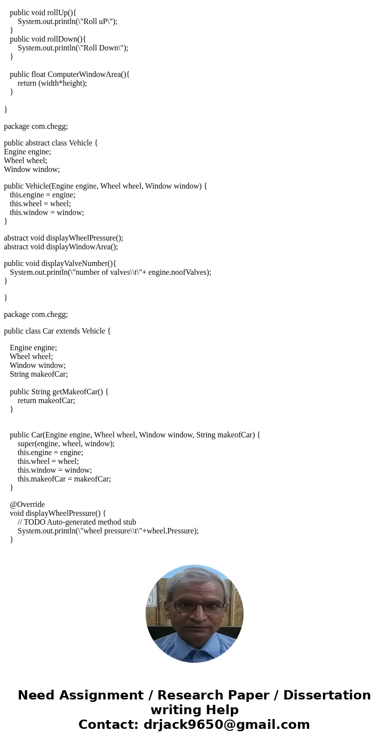 Problem Statement: You are asked to represent the real-world entity Car in an object oriented program. For the purpose of this exercise, only assume that an obj