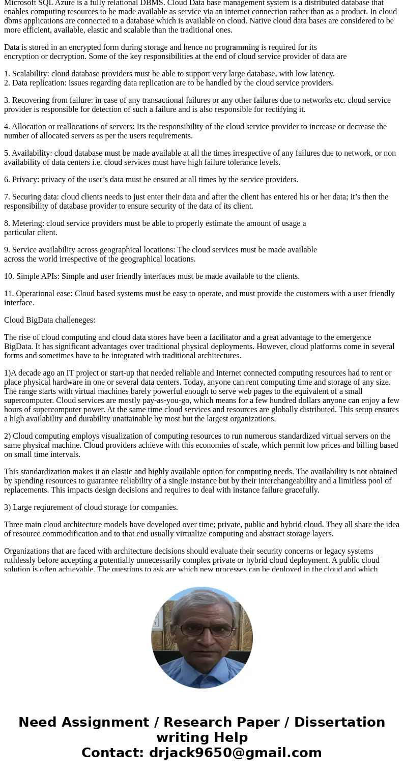 Research paper topic on cloud computing and how it has made a huge change in the way data is stored and processed. 10 pages please.SolutionCloud Computing:Intro