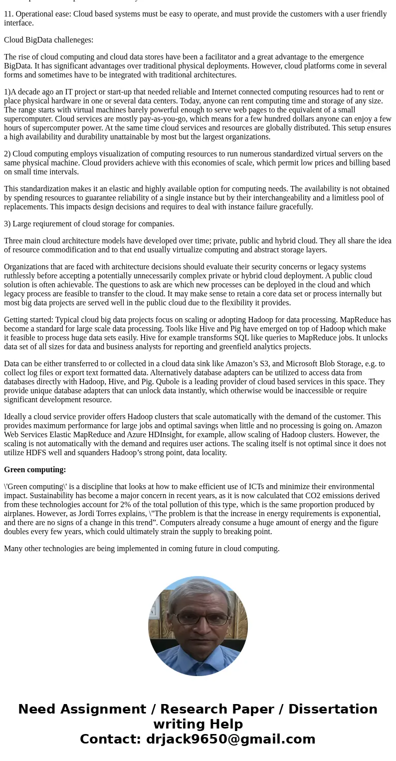 Research paper topic on cloud computing and how it has made a huge change in the way data is stored and processed. 10 pages please.SolutionCloud Computing:Intro