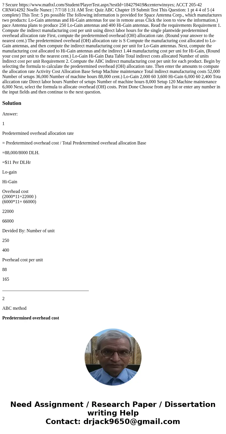 ? Secure https://www.mathxl.com/Student/PlayerTest.aspx?testId=184279419¢erwinsyes; ACCT 205-42 CRN#14292 Noelle Nunez | 7/7/18 1:31 AM Test: Quiz ABC   ? Secure https://www.mathxl.com/Student/PlayerTest.aspx?testId=184279419¢erwinsyes; ACCT 205-42 CRN#14292 Noelle Nunez | 7/7/18 1:31 AM Test: Quiz ABC