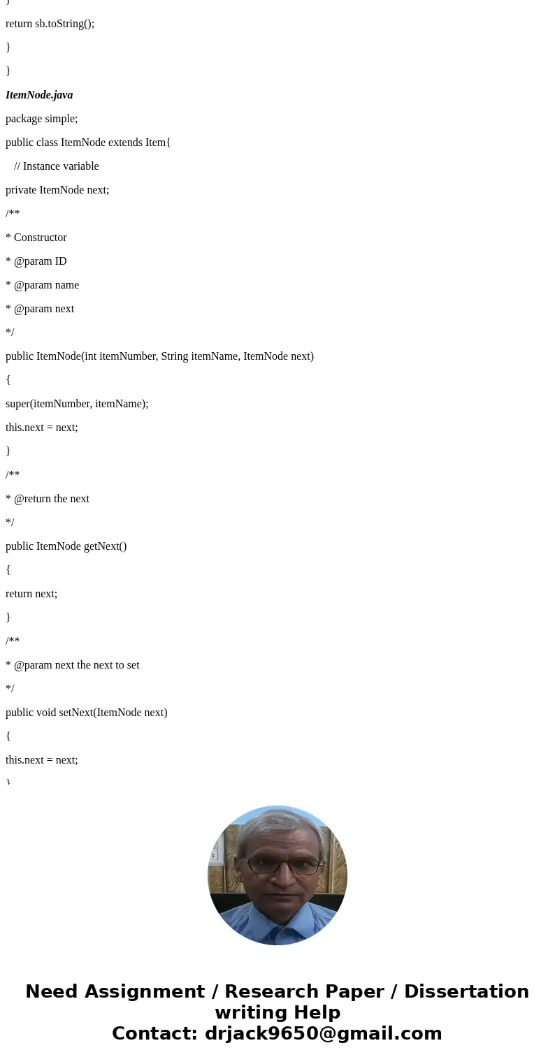 Starting with the starting program, you are to modify the cope and create new classes as well as output to files according to the specifications: 1) Construct a
