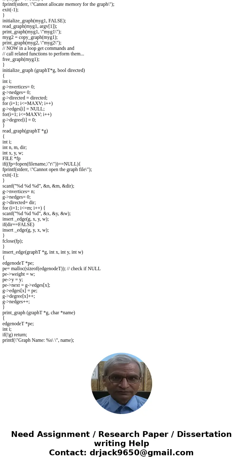 The graph above is just an example that shows the differences in distance like 5 to 6 is 1. It doesnt matter to this proggram just a visual representation. 1 2 