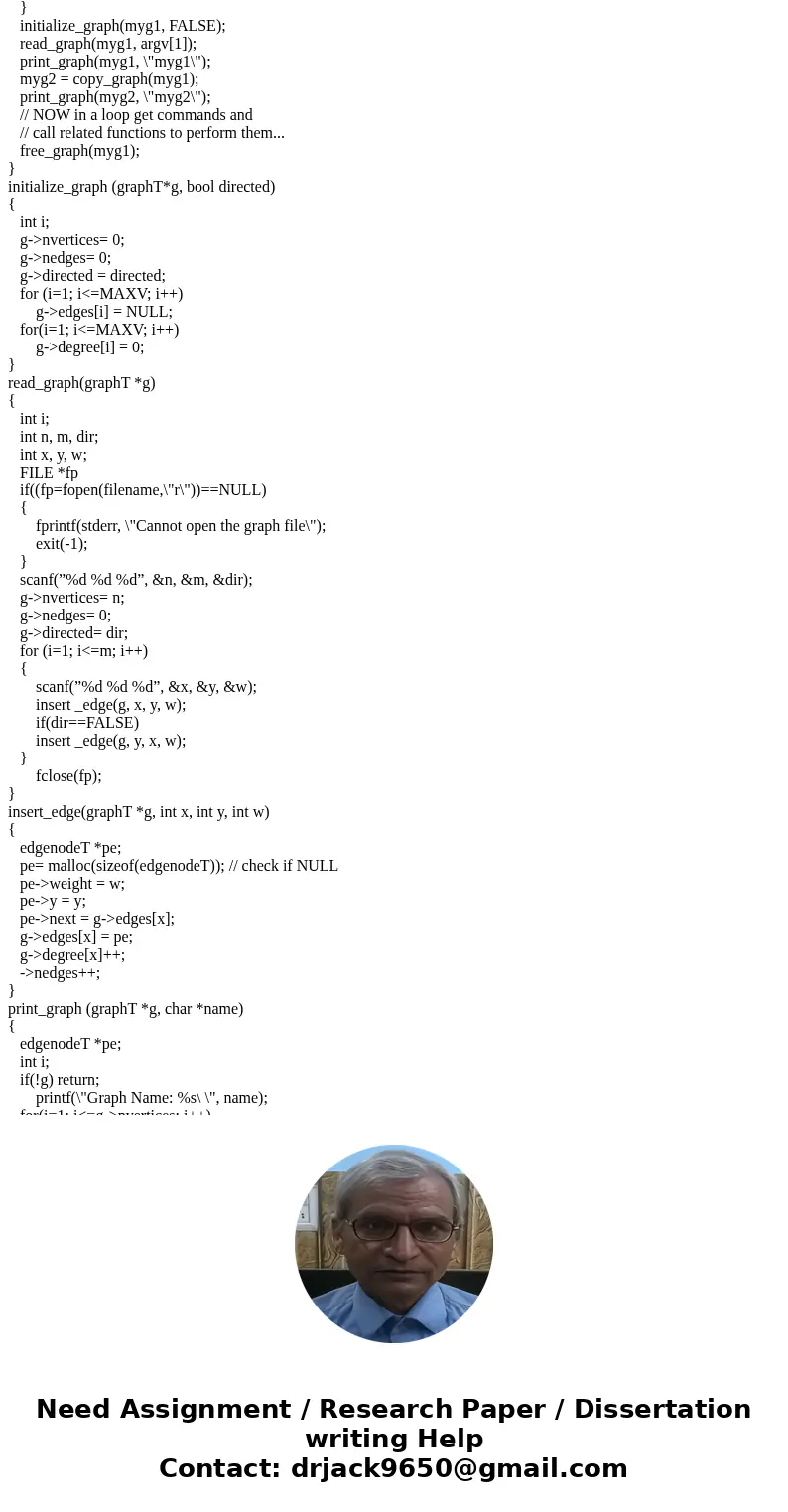The graph above is just an example that shows the differences in distance like 5 to 6 is 1. It doesnt matter to this proggram just a visual representation. 1 2 