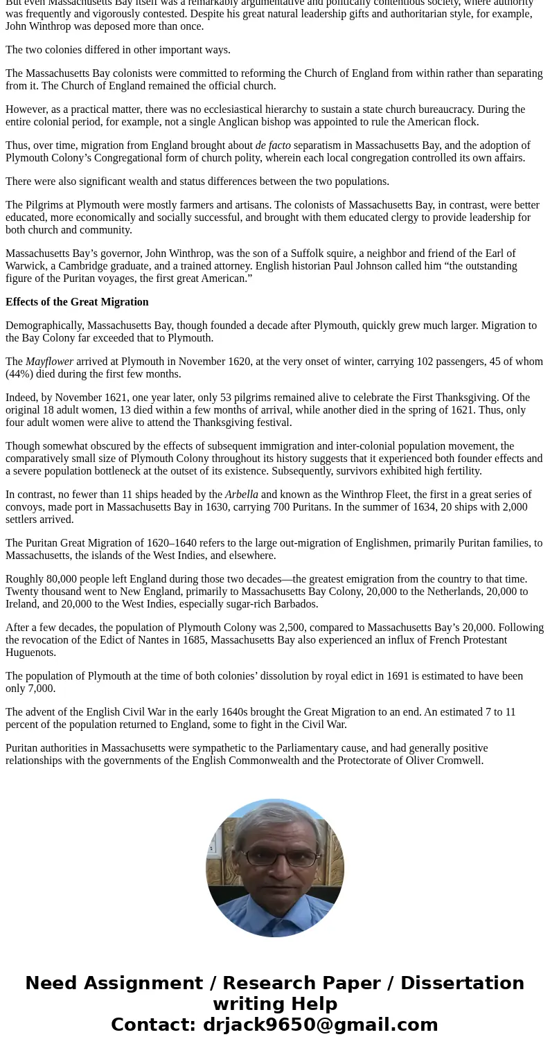 The Puritan faith community shaped the New England colonies in virtually every way during much of the seventeenth century. Discuss the ideas and religious princ