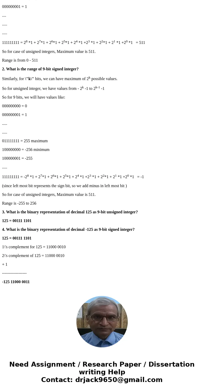 There are two types of binary integers used in computer programming languages: unsigned and signed. An unsigned (cardinal) binary integer has a range of 0 to 2n There are two types of binary integers used in computer programming languages: unsigned and signed. An unsigned (cardinal) binary integer has a range of 0 to 2n