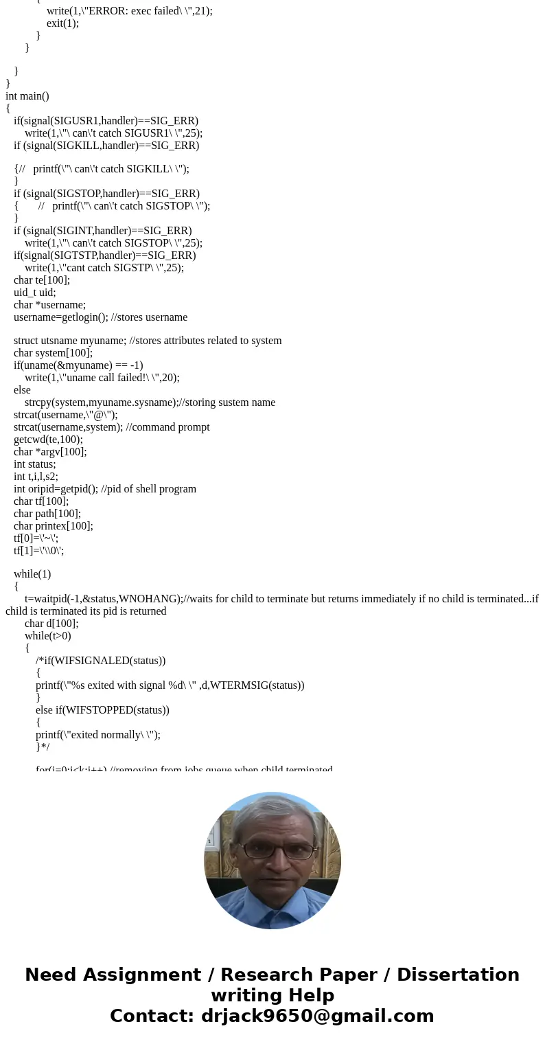 This is continuation of the code. Part 2. C/C++ program 2 Handling File Redirection input, output, output append) 4 Design and implement CC++ program (myfie.c)  This is continuation of the code. Part 2. C/C++ program 2 Handling File Redirection input, output, output append) 4 Design and implement CC++ program (myfie.c)