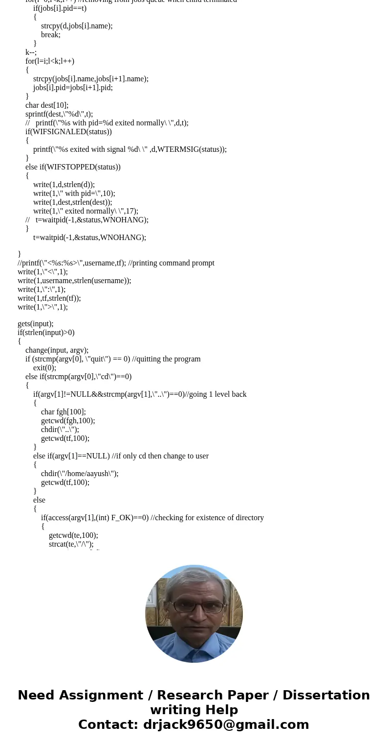 This is continuation of the code. Part 2. C/C++ program 2 Handling File Redirection input, output, output append) 4 Design and implement CC++ program (myfie.c)  This is continuation of the code. Part 2. C/C++ program 2 Handling File Redirection input, output, output append) 4 Design and implement CC++ program (myfie.c)