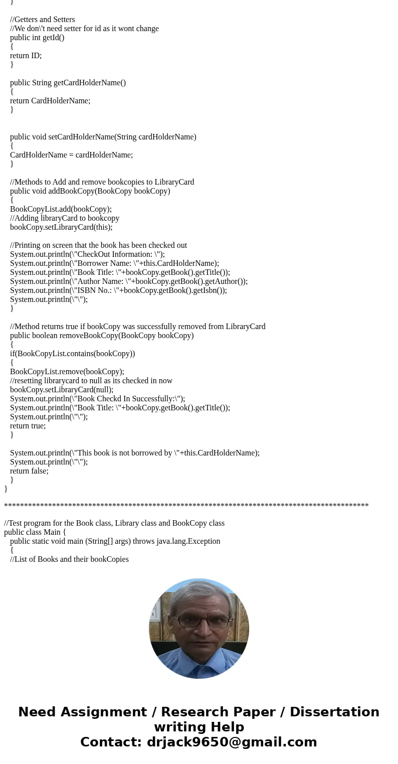 Trying to create a Library in Java 8 using the Date API. BookCopy has an associated DueDate (which is null if the book is not checked out) and LibraryCard has a Trying to create a Library in Java 8 using the Date API. BookCopy has an associated DueDate (which is null if the book is not checked out) and LibraryCard has a