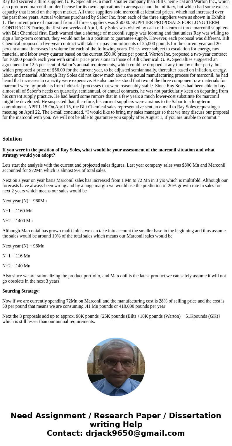 1. If you were in the position of Ray Soles, what would be your assessment of the marconil situation and what strategy would you adopt? For case 2.2 sabor inc S 1. If you were in the position of Ray Soles, what would be your assessment of the marconil situation and what strategy would you adopt? For case 2.2 sabor inc S