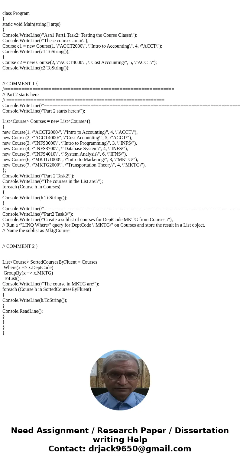 C# Visual Code I am gettin an error in my code it says \ C# Visual Code I am gettin an error in my code it says \