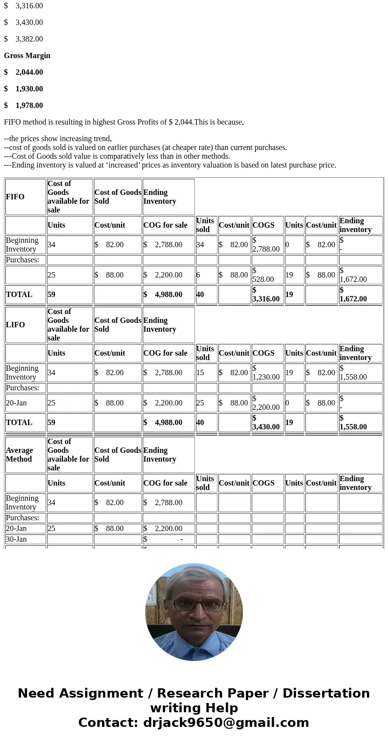 Chapter 5 HW E5-21A FIFO versus LIFO versus average-cost Assume that a Firestone Tire Store completed the following perpetual inventory transactions for a line 